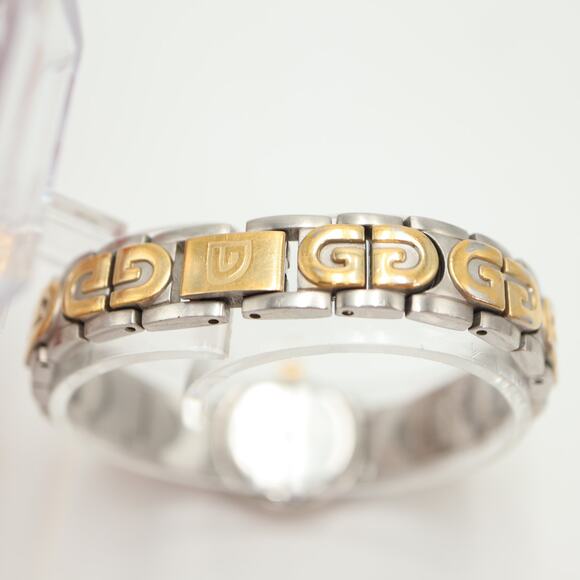 Vintage Gruen Swiss Two Tone Womens Watch 20mm MOP Dial Sapphire w New Battery - Picture 11 of 16